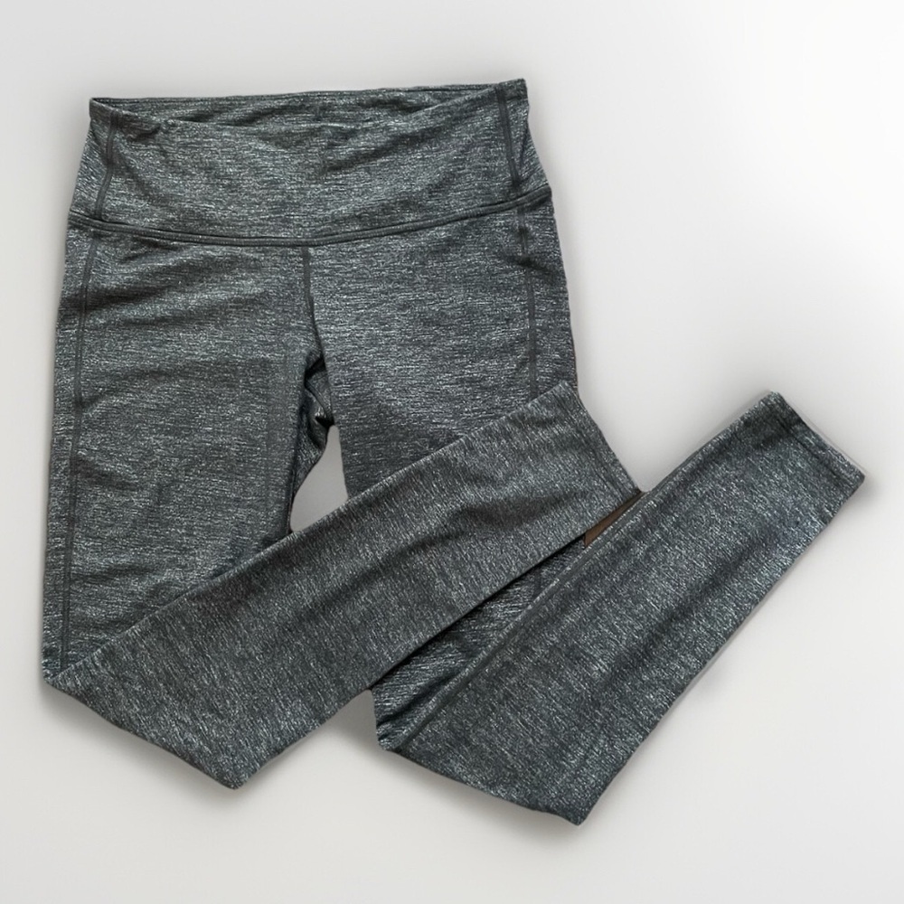 Athleta Full Length Leggings Charcoal & Black Heather Women’s Size XS Gym Pants